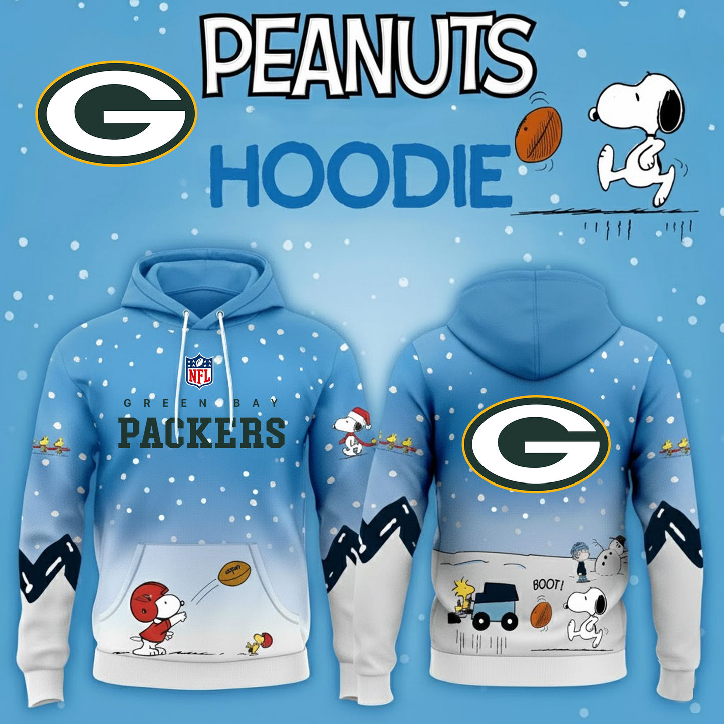 NFL x GB Pea Snoo Hoodie HLP HLPHUONG