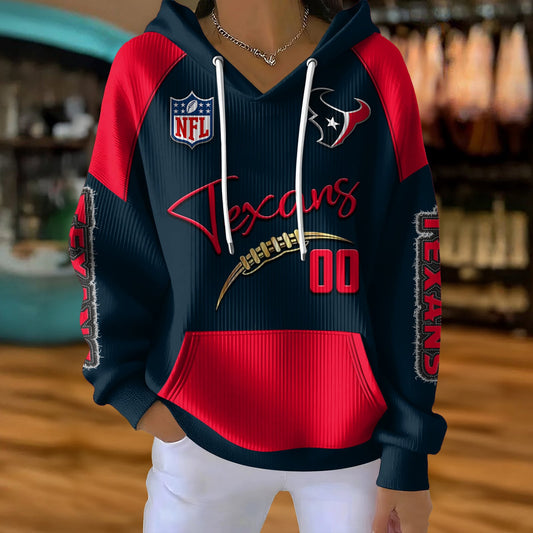 NFL x HOU Football Women's Hooded Sweater HLP HLPHUONG