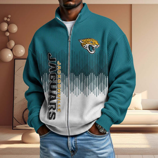 NFL x JAX BiColour Waffle Zipper Jacket HLP HLPHUONG