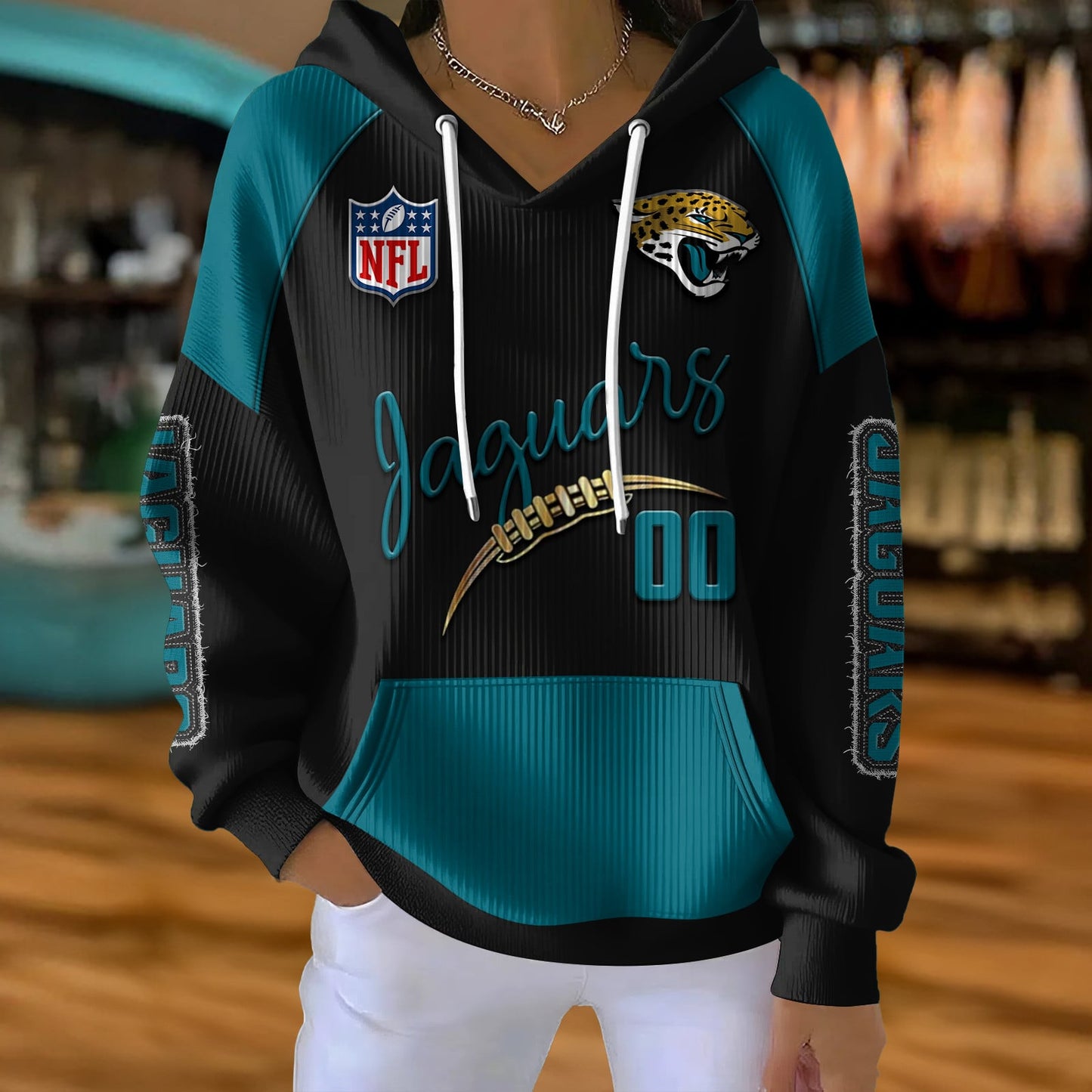 NFL x JAX Football Women's Hooded Sweater HLP HLPHUONG
