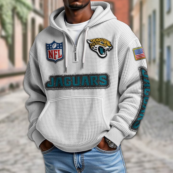 NFL x JAX Waffle Half Zip Hoodie HLP HLPHUONG