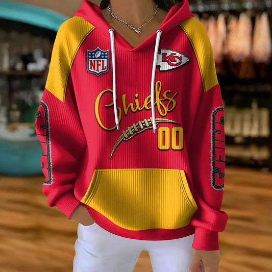 NFL x KC Football Women's Hooded Sweater HLP HLPHUONG