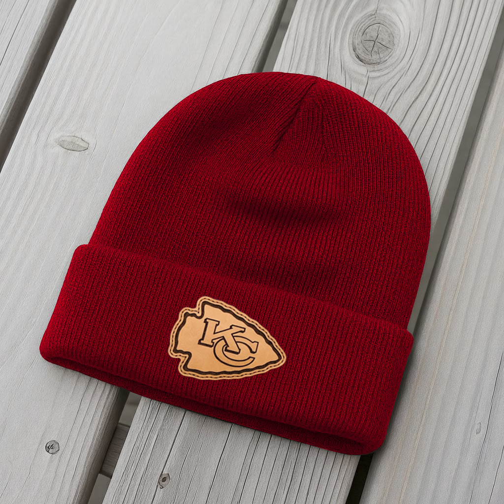 NFL x KC Leather Patch Beanie HLP HLPHUONG