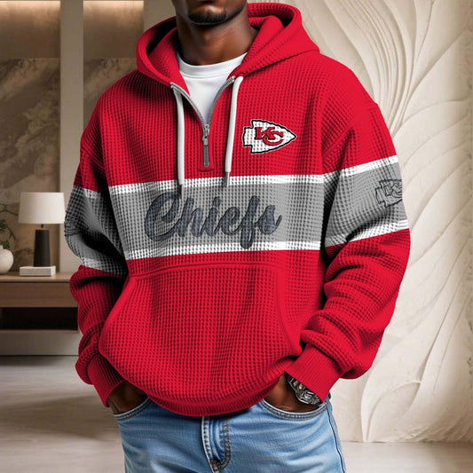 NFL x KC Waffle Half Zip Hoodie HLP HLPHUONG