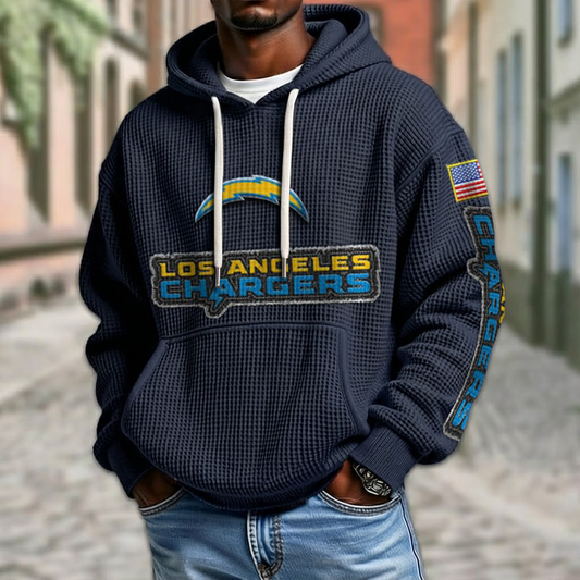 NFL x LAC American Football Waffle Hoodie HLP HLPHUONG