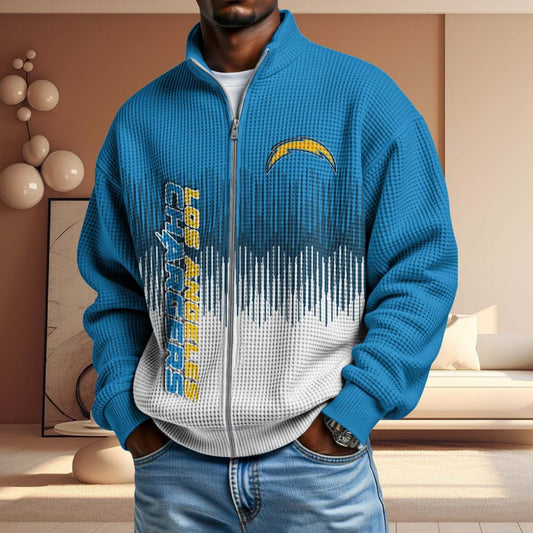 NFL x LAC BiColour Waffle Zipper Jacket HLP HLPHUONG