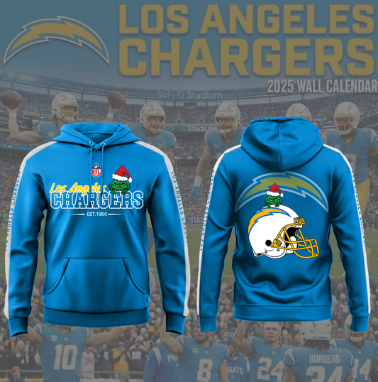 NFL x LAC Merry Grinchmas 3D Hoodie HLP HLPHUONG