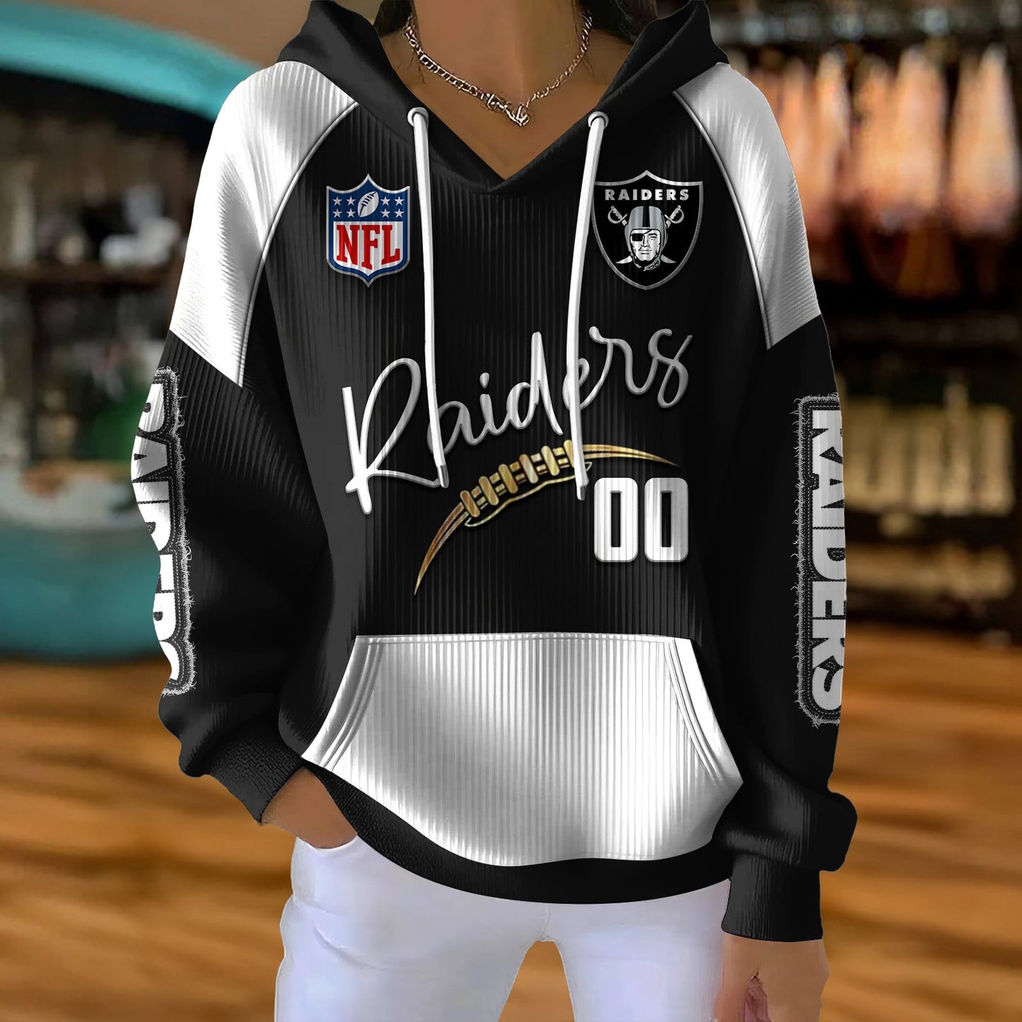 NFL x LV Football Women's Hooded Sweater HLP HLPHUONG
