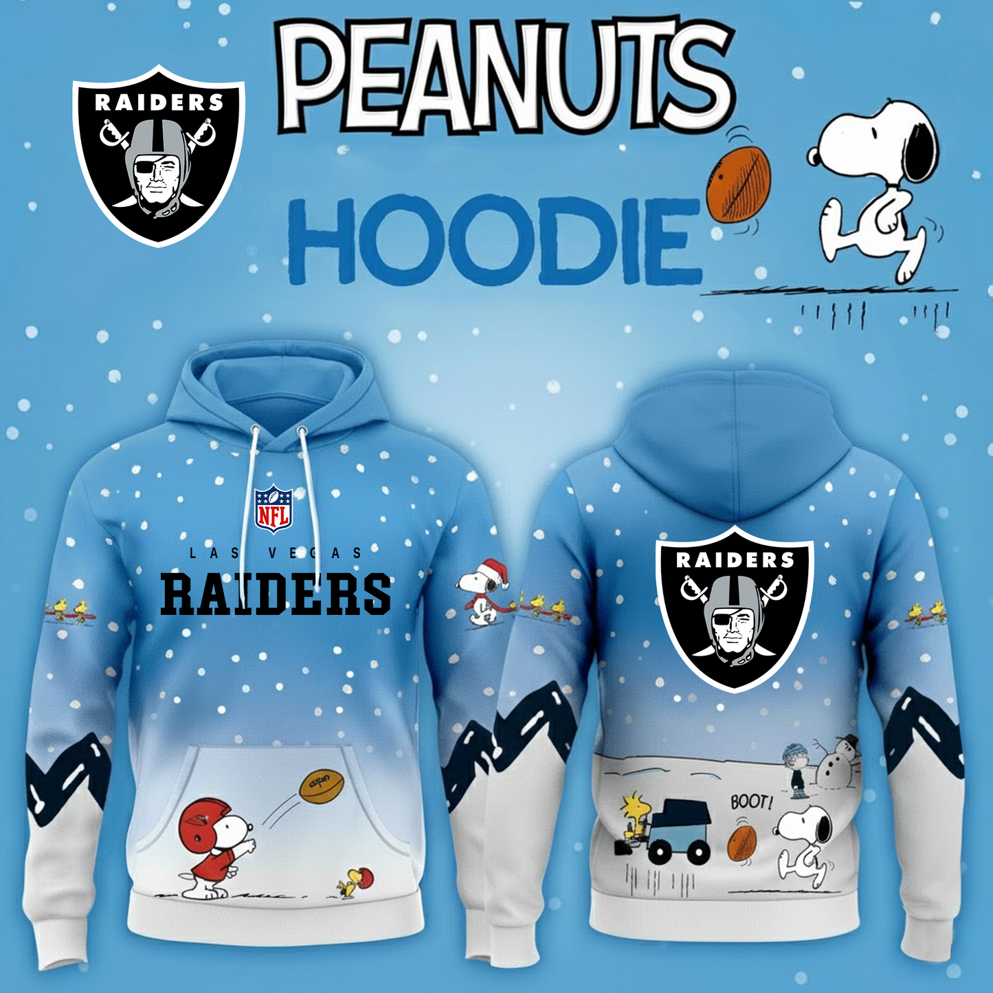 NFL x LV Pea Snoo Hoodie HLP HLPHUONG