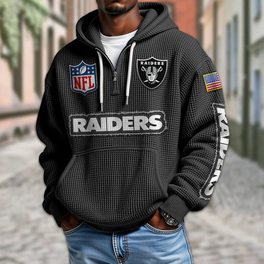 NFL x LV Waffle Half Zip Hoodie HLP HLPHUONG