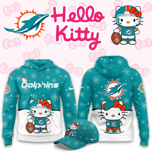 NFL x MIA Chrismas Hello KT 3D Hoodie HLP HLPHUONG