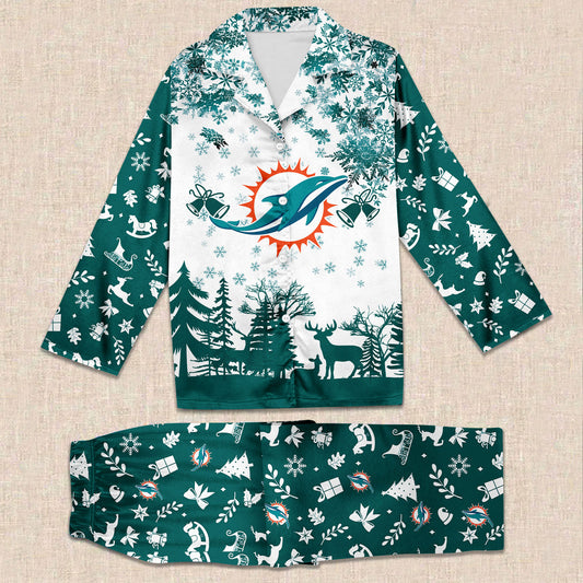 NFL x MIA Christmas Pajama Set HLP HLPHUONG