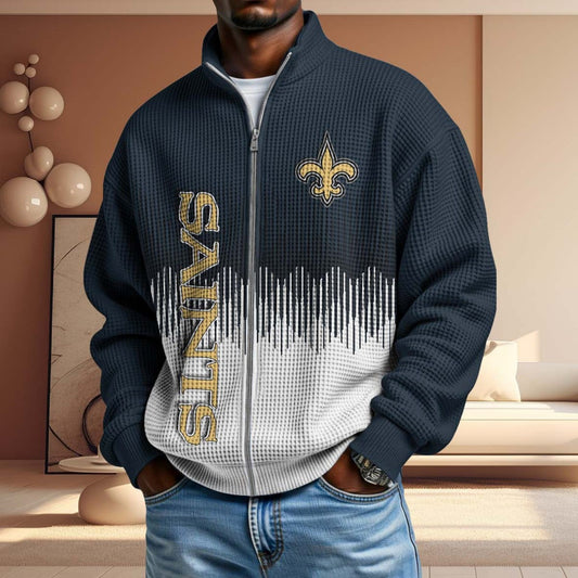 NFL x NO BiColour Waffle Zipper Jacket HLP HLPHUONG