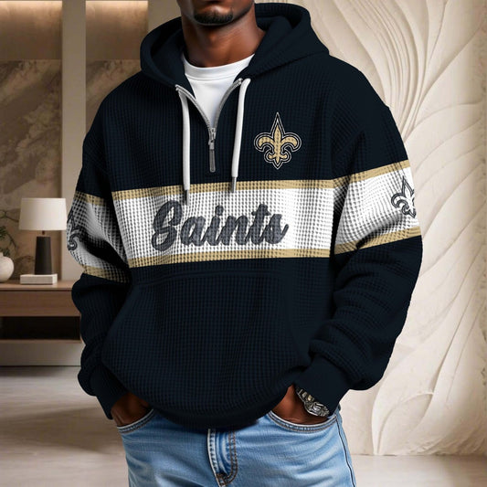 NFL x NO Waffle Half Zip Hoodie HLP HLPHUONG