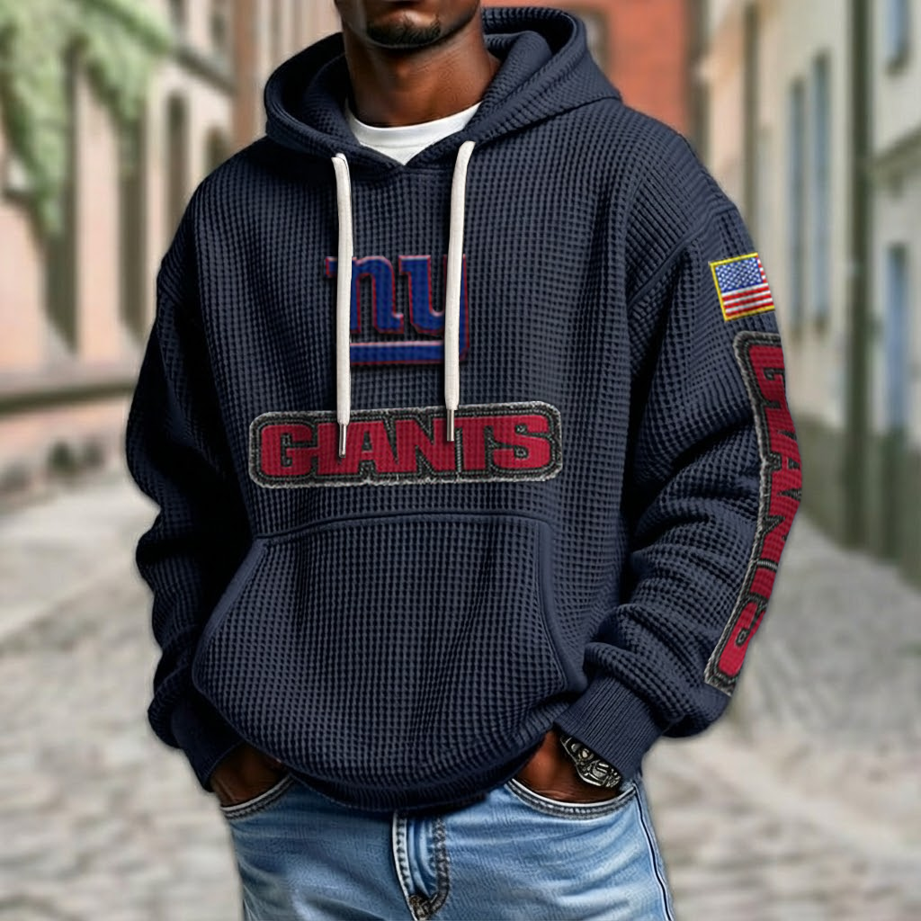 NFL x NYG American Football Waffle Hoodie HLP HLPHUONG