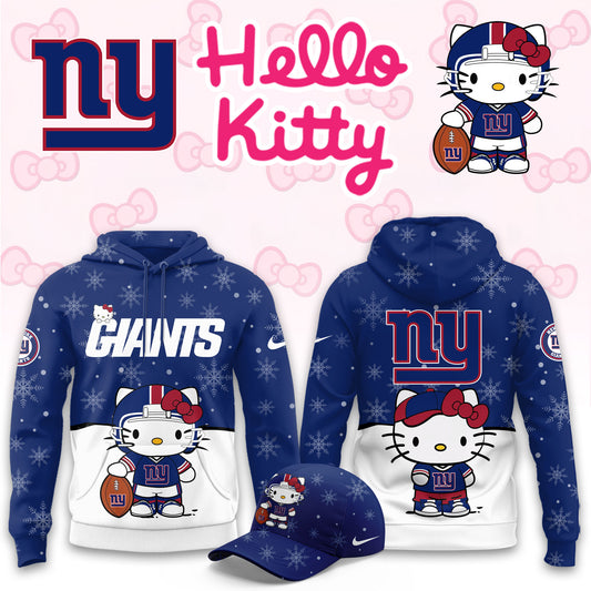 NFL x NYG Chrismas Hello KT 3D Hoodie HLP HLPHUONG