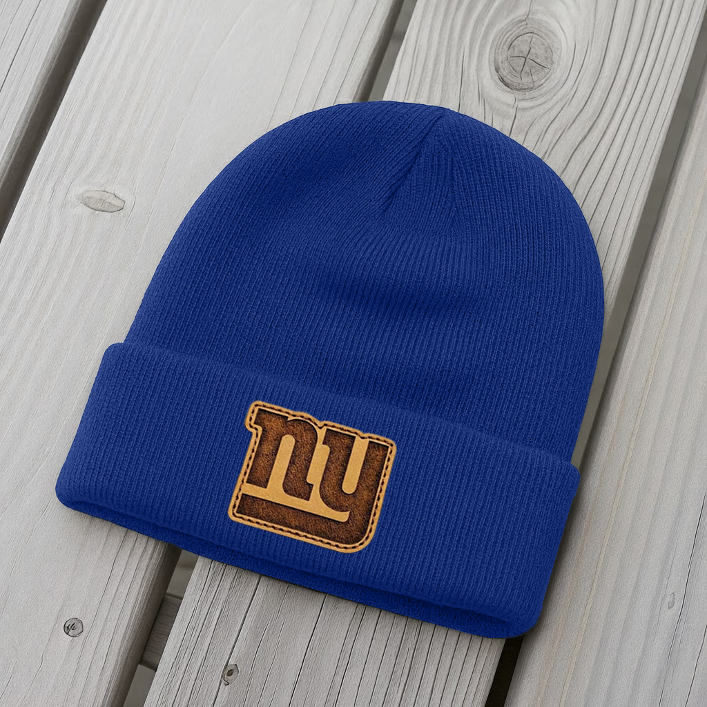 NFL x NYG Leather Patch Beanie HLP HLPHUONG