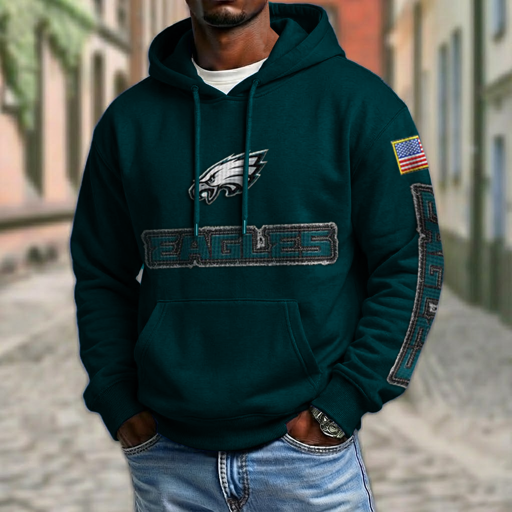 NFL x PHI American Football Team Hoodie HLP HLPHUONG