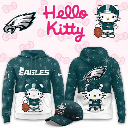 NFL x PHI Chrismas Hello KT 3D Hoodie HLP HLPHUONG