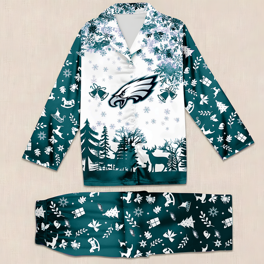 NFL x PHI Christmas Pajama Set HLP HLPHUONG