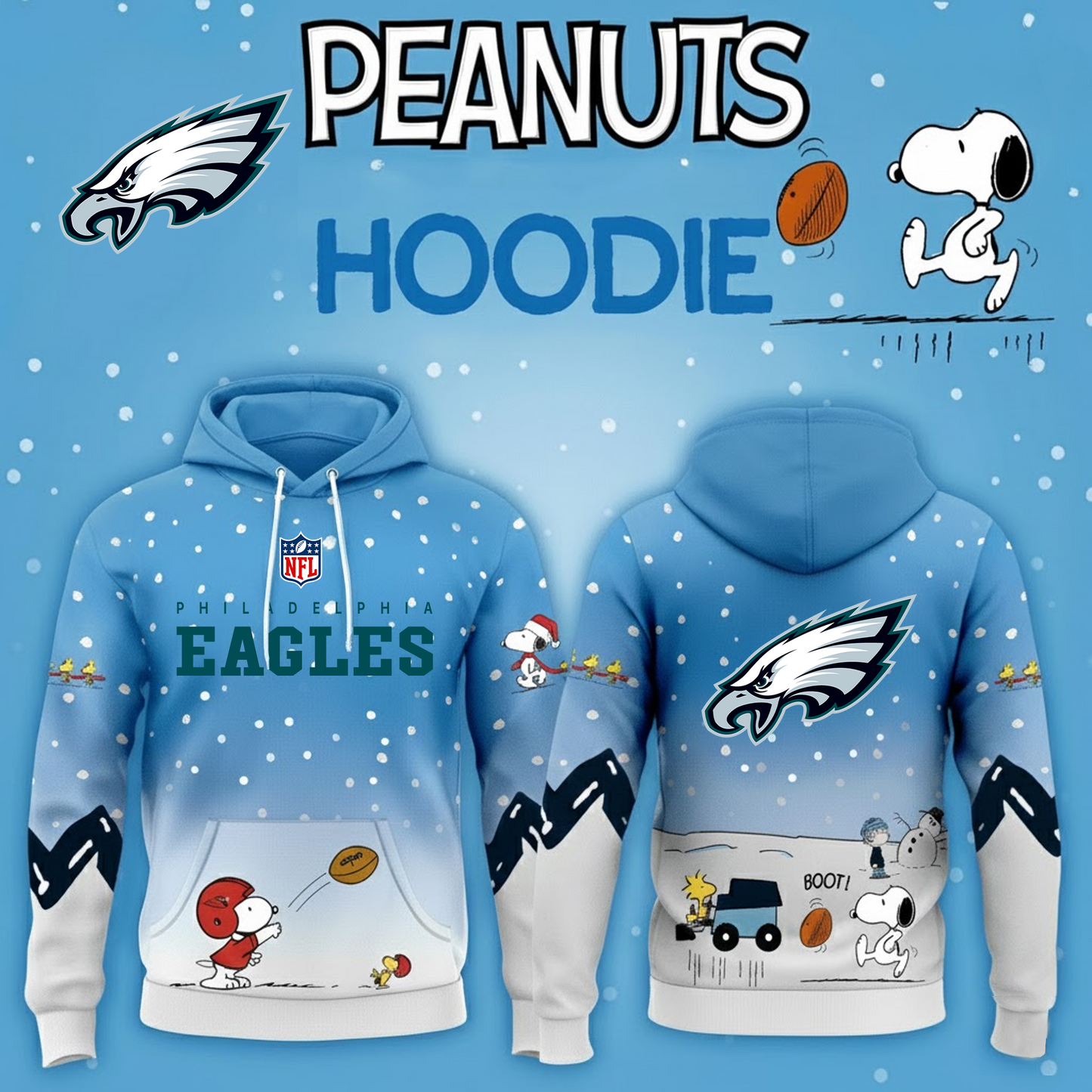 NFL x PHI Pea Snoo Hoodie HLP HLPHUONG