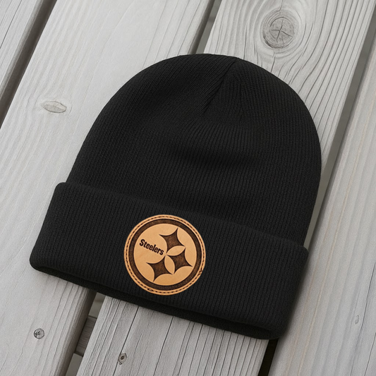 NFL x PIT Leather Patch Beanie HLP HLPHUONG