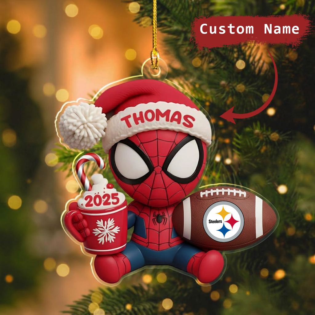 NFL x PIT Personalized Premium Ornament HLP HLPHUONG