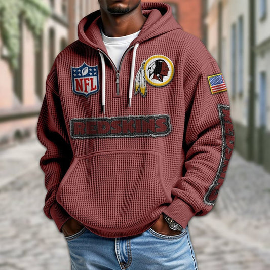 NFL x RED Waffle Half Zip Hoodie HLP HLPHUONG