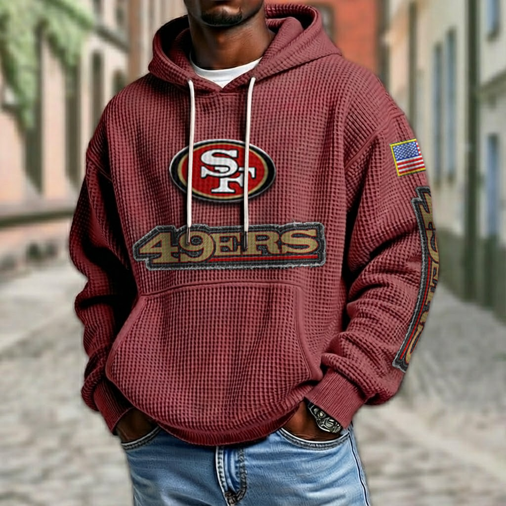 NFL x SF American Football Waffle Hoodie HLP HLPHUONG
