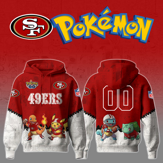 NFL x SF x PKM GO Personalized 3D Hoodie HLP HLPHUONG