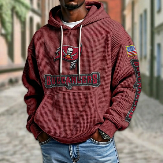 NFL x TB American Football Waffle Hoodie HLP HLPHUONG