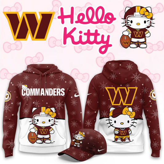 NFL x WAS Chrismas Hello KT 3D Hoodie HLP HLPHUONG