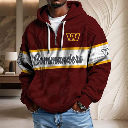 NFL x WAS Waffle Half Zip Hoodie HLP HLPHUONG