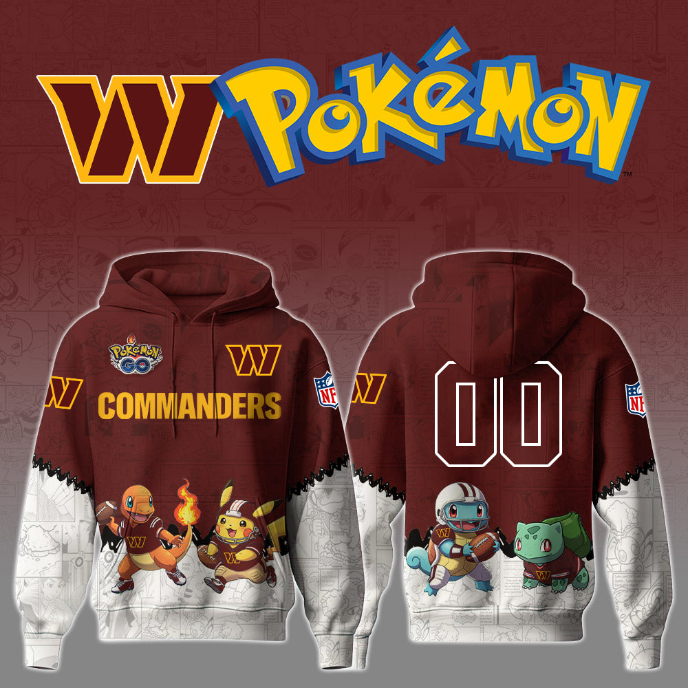 NFL x WAS x PKM GO 3D Hoodie HLP 191125 HLPHUONG