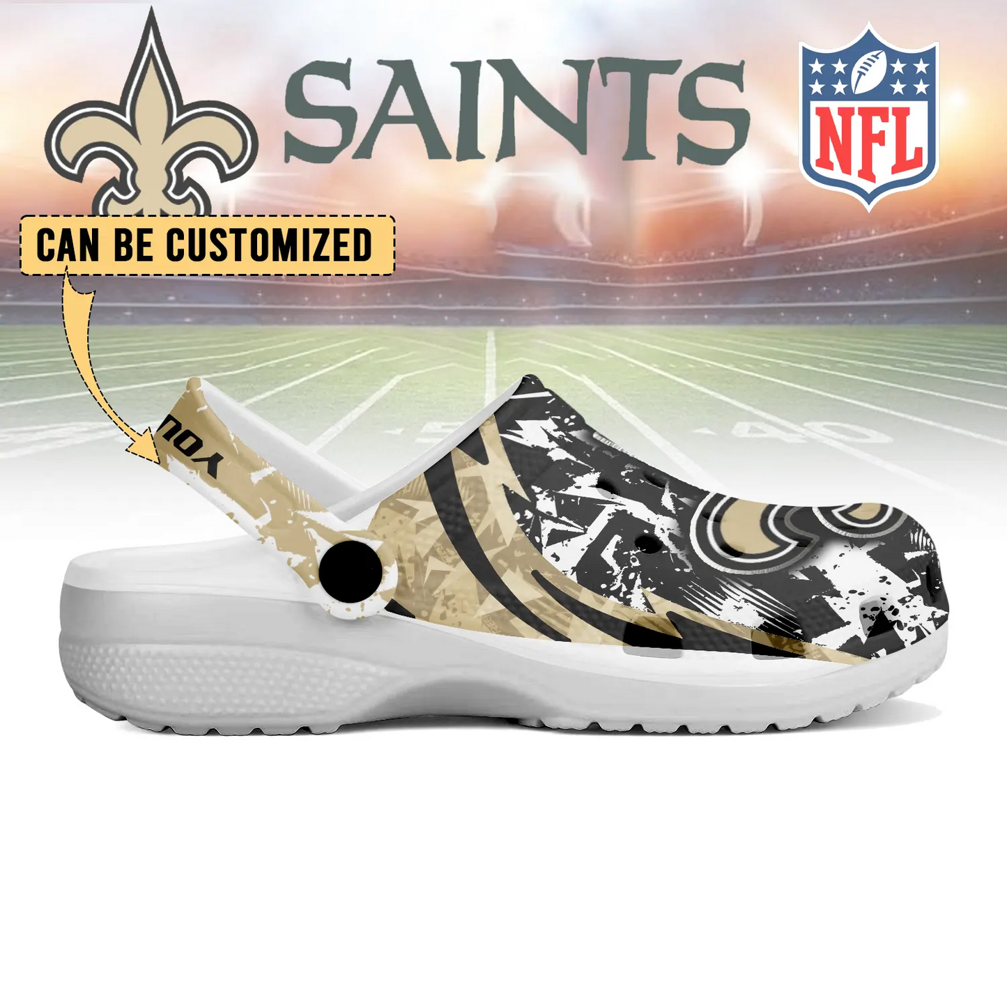 NO  x NFL Crocs Crocband Clogs Shoes DatND DVT