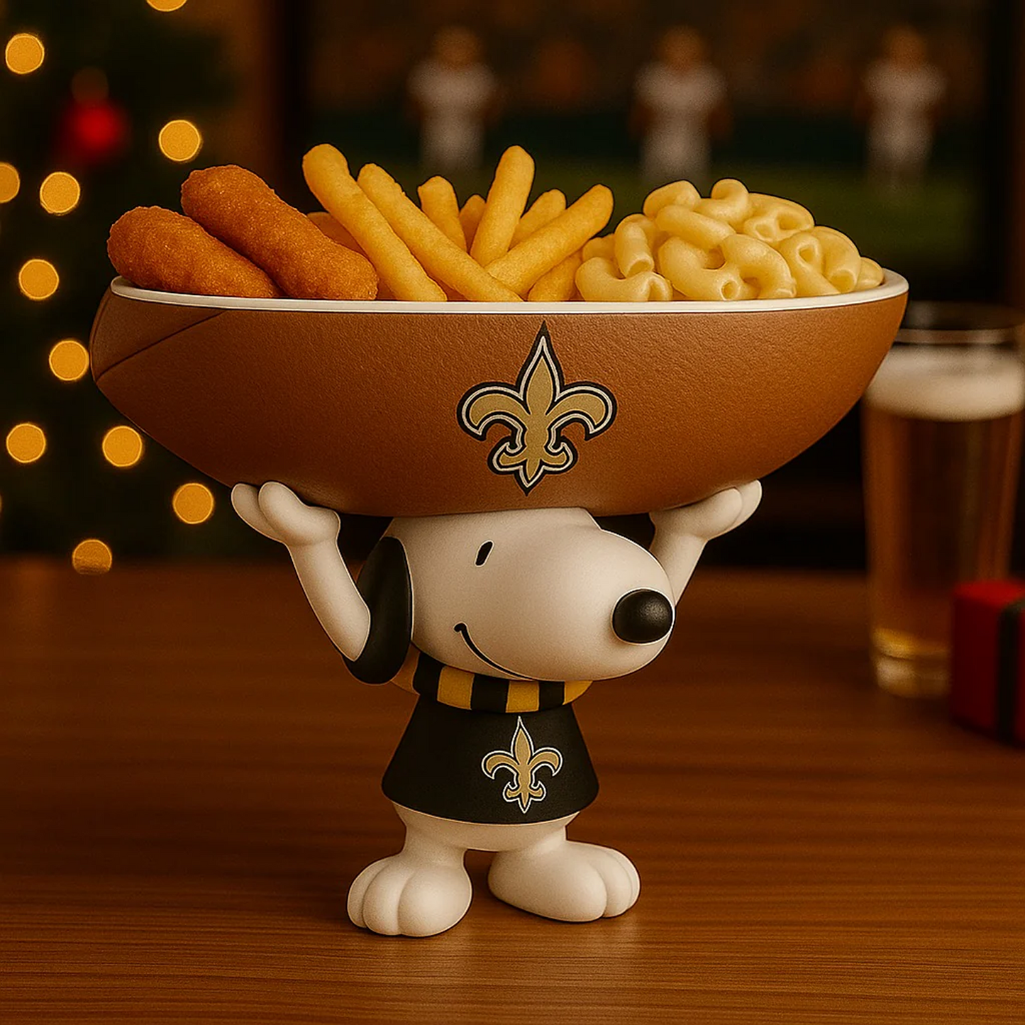 NO X NFL Creative Football Team Snoopy Snack Tray NAK NHT