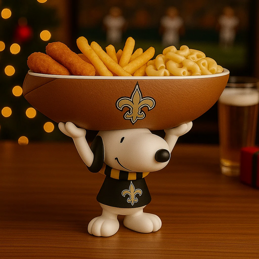 NO X NFL Creative Football Team Snoopy Snack Tray NAK NHT