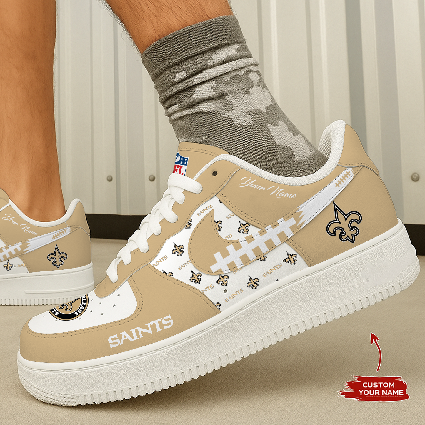 NO x NFL Personalized AF1 Shoes DatND DVT