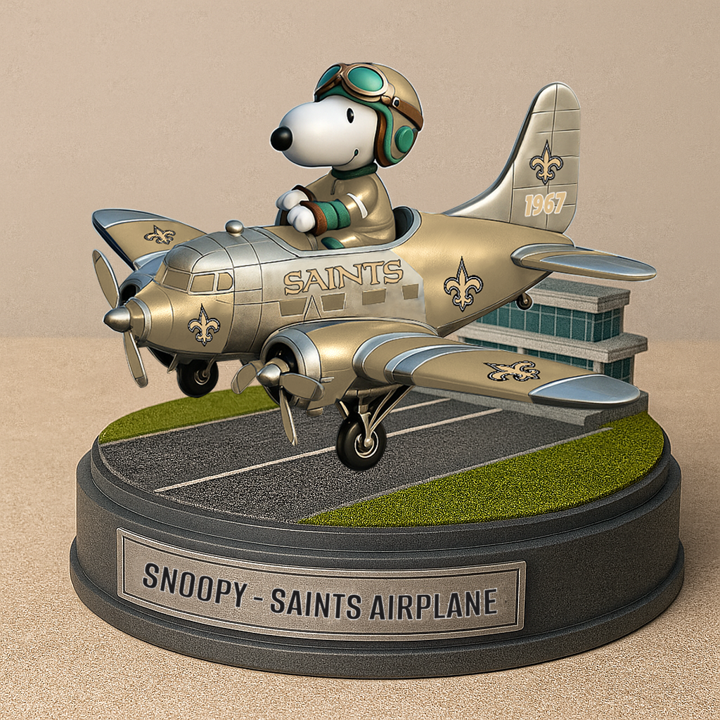 NOS NFL x SNP Airplane Premium Acrylic Plaque DDT CTND