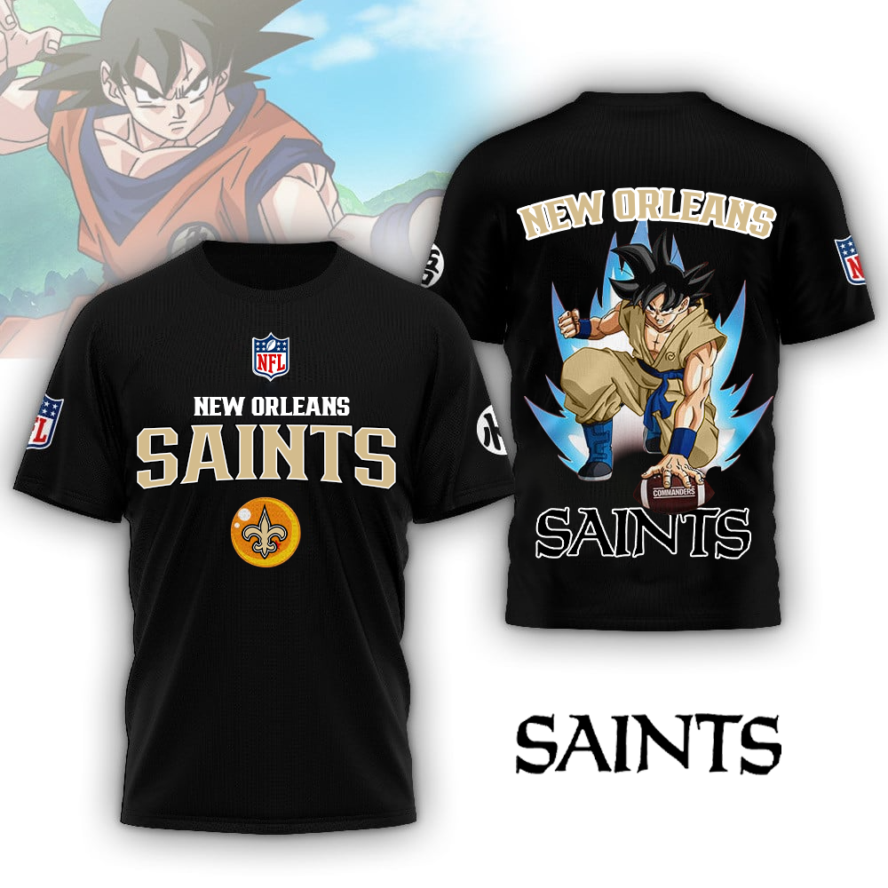 NOS Premium NFL Dragon Ball Z T-Shirt DDT HLPHUONG