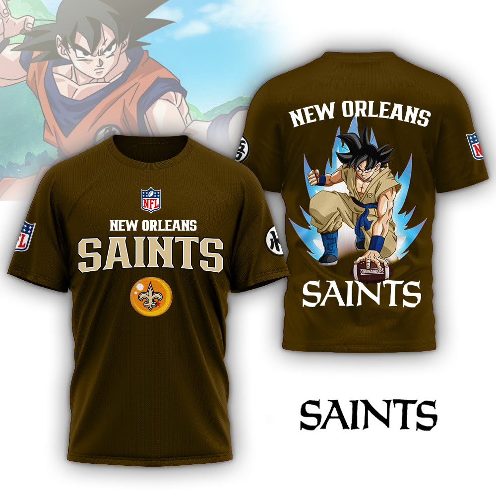 NOS Premium NFL Dragon Ball Z T-Shirt DDT HLPHUONG