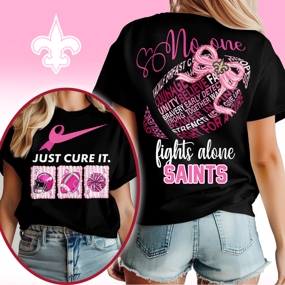 NOS x Premium NFL Breast Cancer Awareness T-Shirt DDT HLP