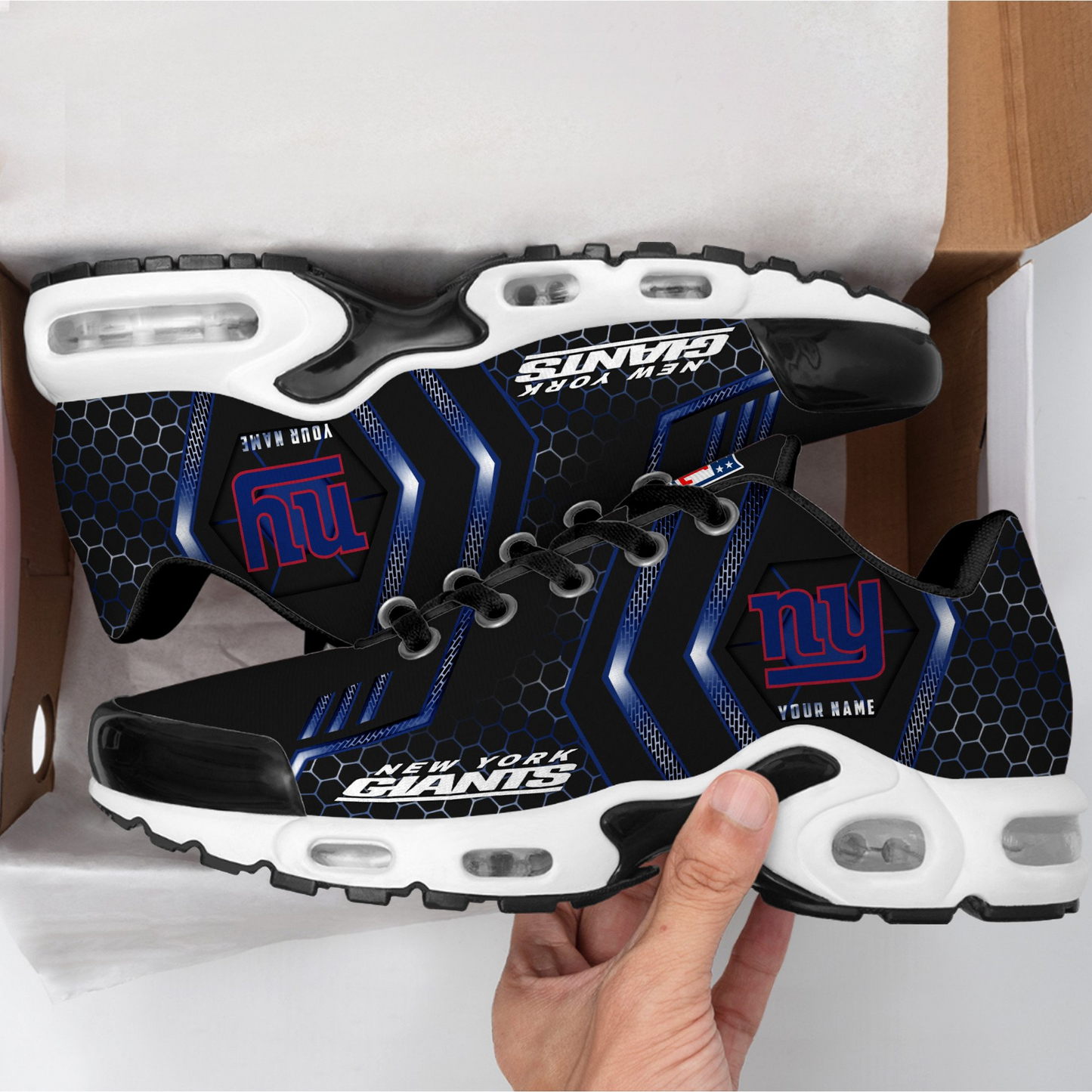 NYG NFL Personalized Air Max Shoes Exclusive DDT CTND