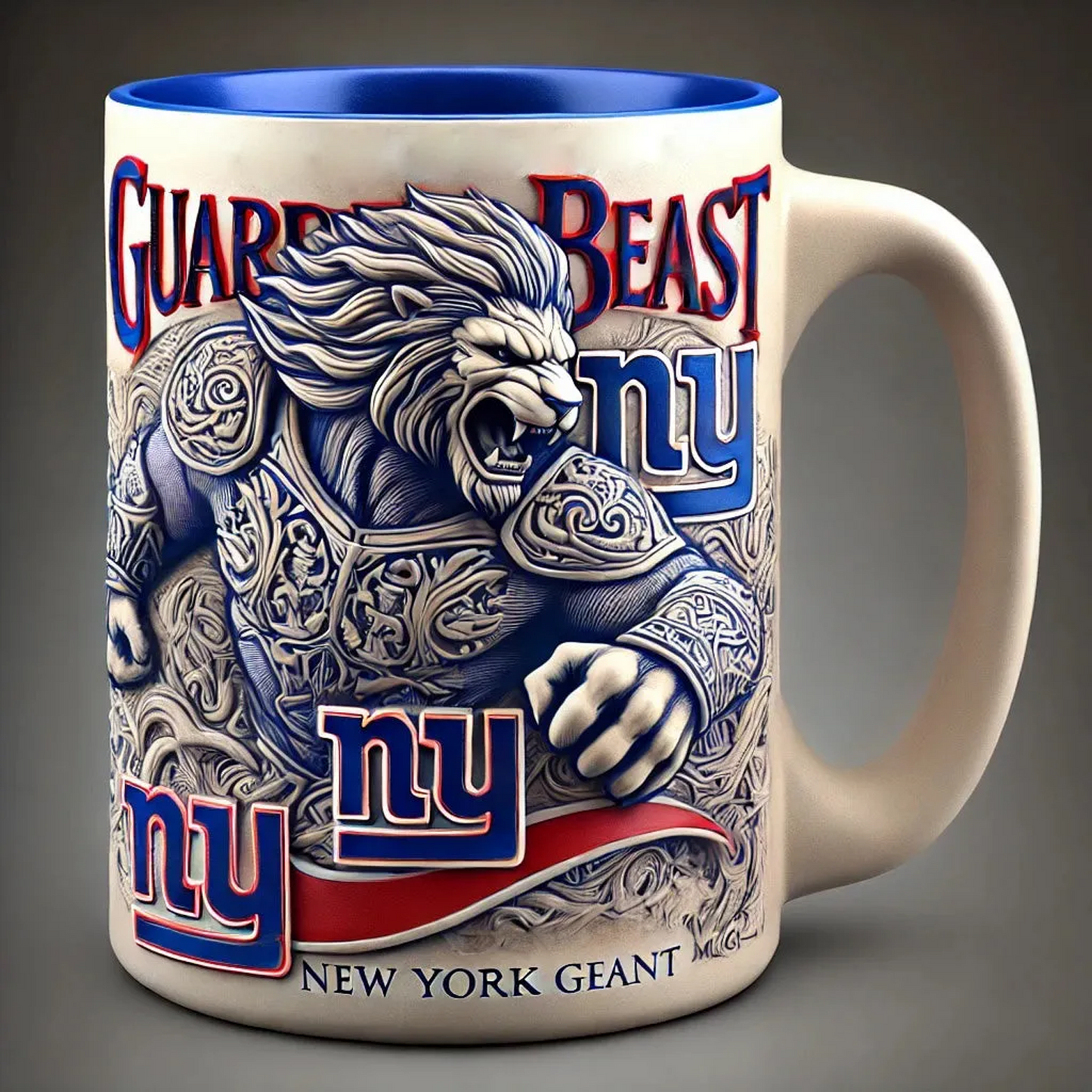 NYG X NFL  2026 Football Guardian Beast 3D Mug V2 NAK NHT