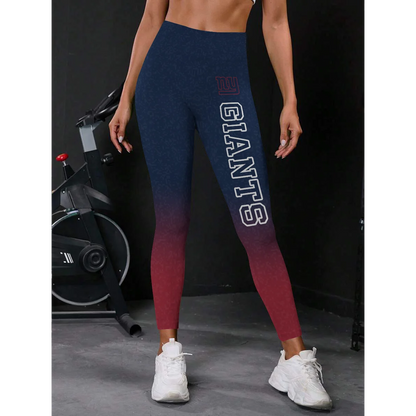 NYG x NFL High Waist Push Up Printed Leggings DATND TANTD