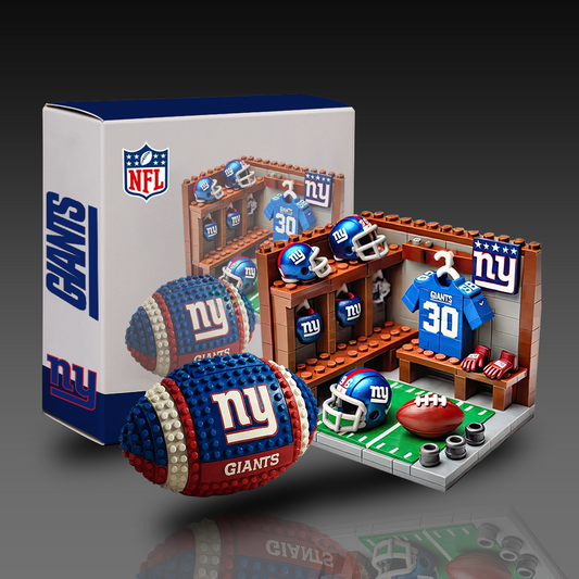 NYG x NFL Team Ball & Changing Room Building Block Football Set DDT CTND