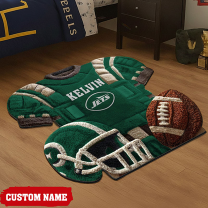 NYJ X New NFL Cashmere Rug For Home Custom Gift Any Name NAK NHT