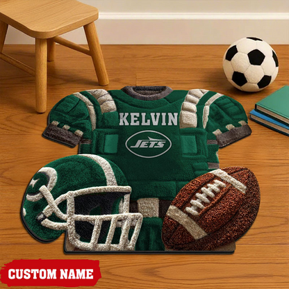 NYJ X New NFL Cashmere Rug For Home Custom Gift Any Name NAK NHT
