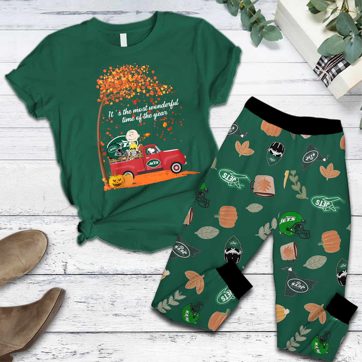 NYJ x NFL Pajamas Set DATND TANTD