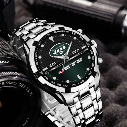 NYJ x NFL Stainless Steel Watch DATND TANTD